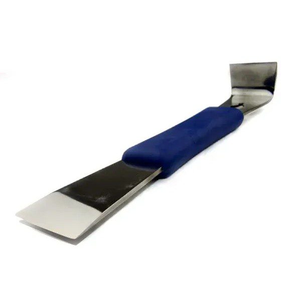 Pčelarski nož, američki, plavi rukohvat od gume Cr (inox)